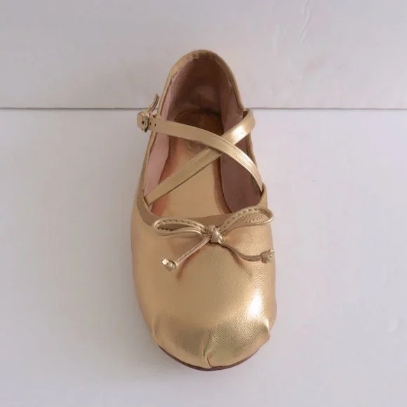 Anthropologie Circus Ny by Sam Edelman Zuri Satin Cross-Strap Ballet Flats 8M - Picture 6 of 16